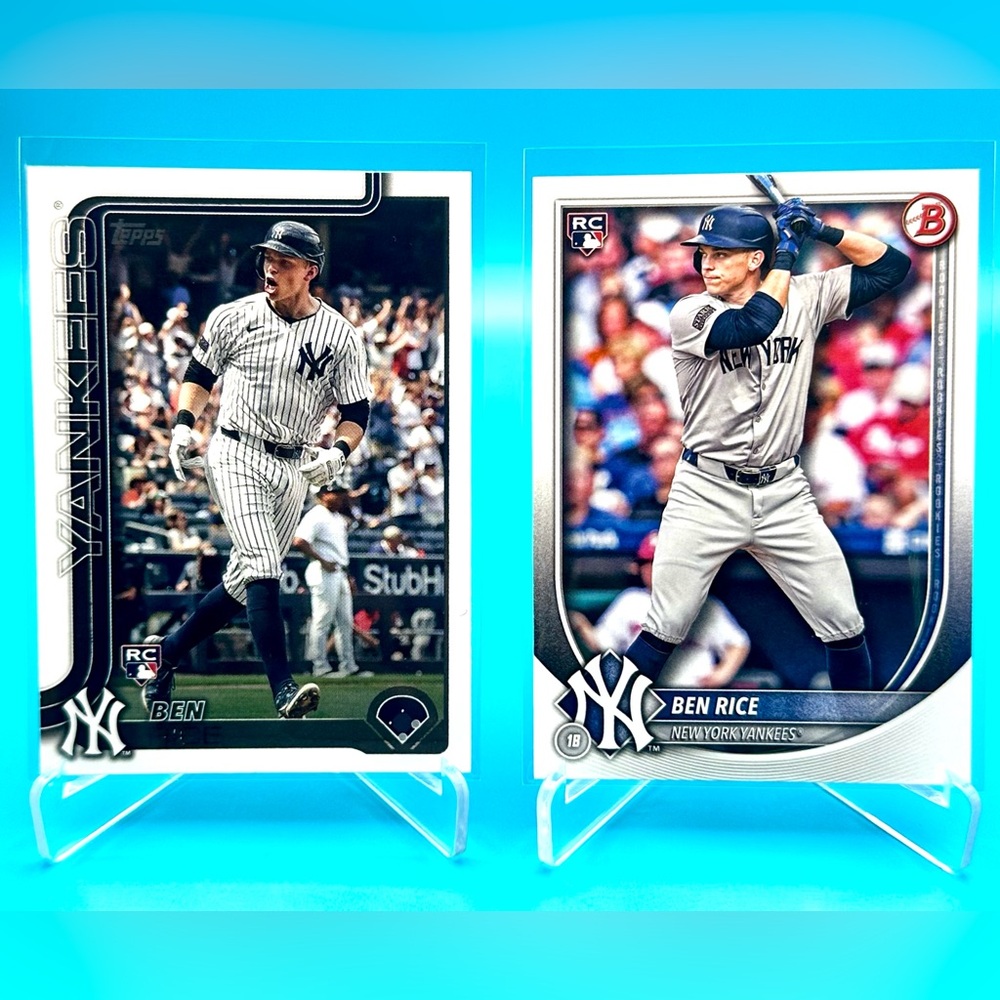 🔥BEN RICE Rookie Lot! 🔥Bowman + Topps Rookie! 🤩 - Picture 6 of 6